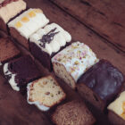 Loaf cake selection