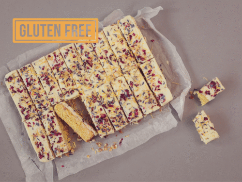 Gluten Free Orange Polenta Traybake