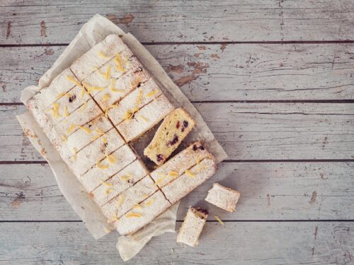 Lemon & Blackcurrant Cake Bake - Vegan