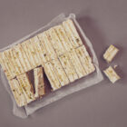 Lemon, pistachio and Ginger Blondie traybake