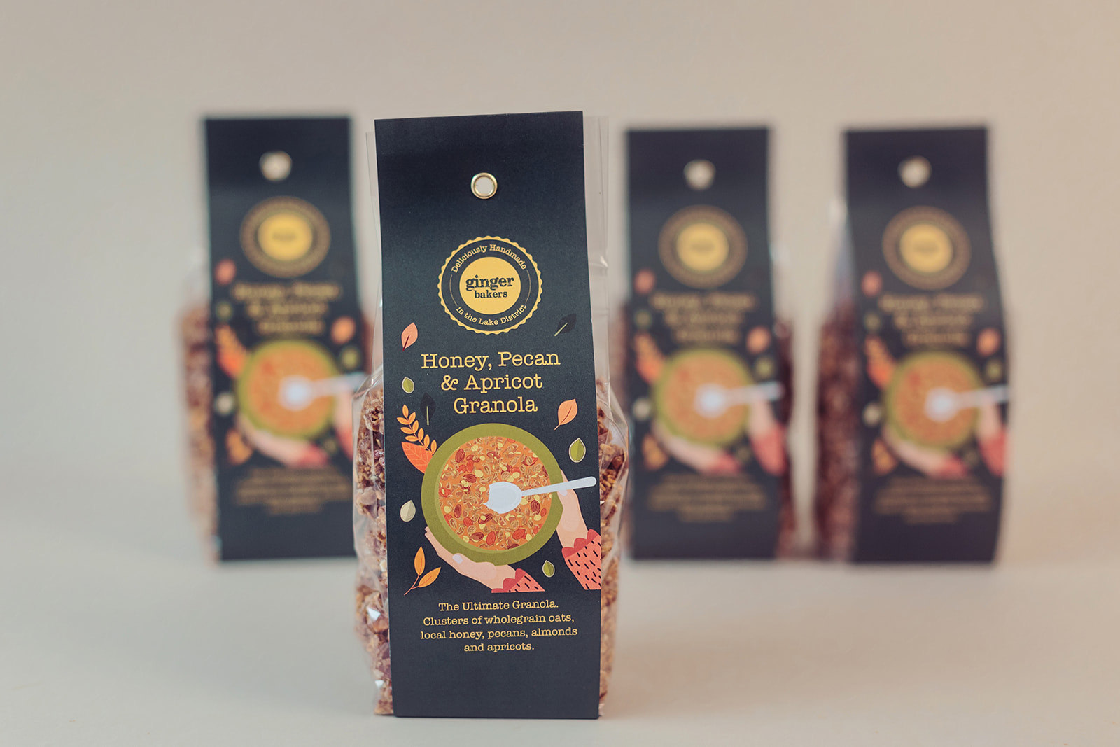 Ginger Bakers Honey, Pecan & Apricot Granola