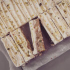 Lemon, Pistachio and Ginger Blondie