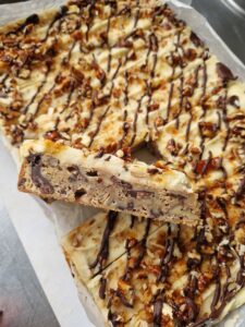 Maple, Pecan and Dark Chocolate Blondie